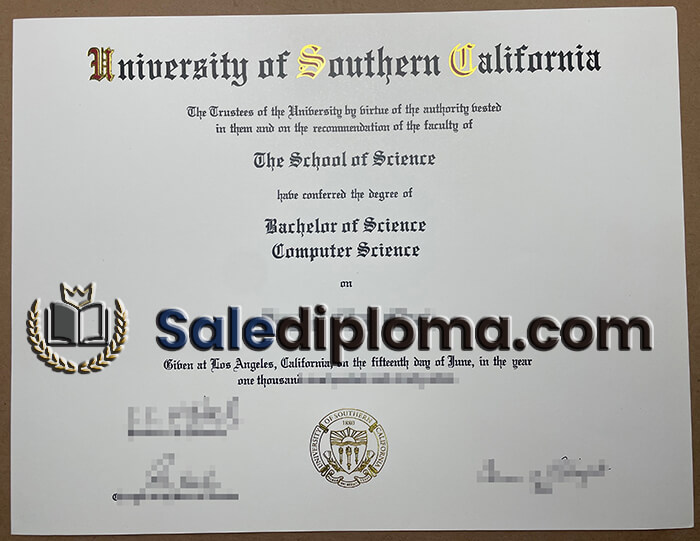 get University of Southern California degree