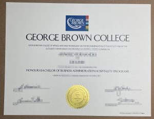 buy George Brown College certificate?