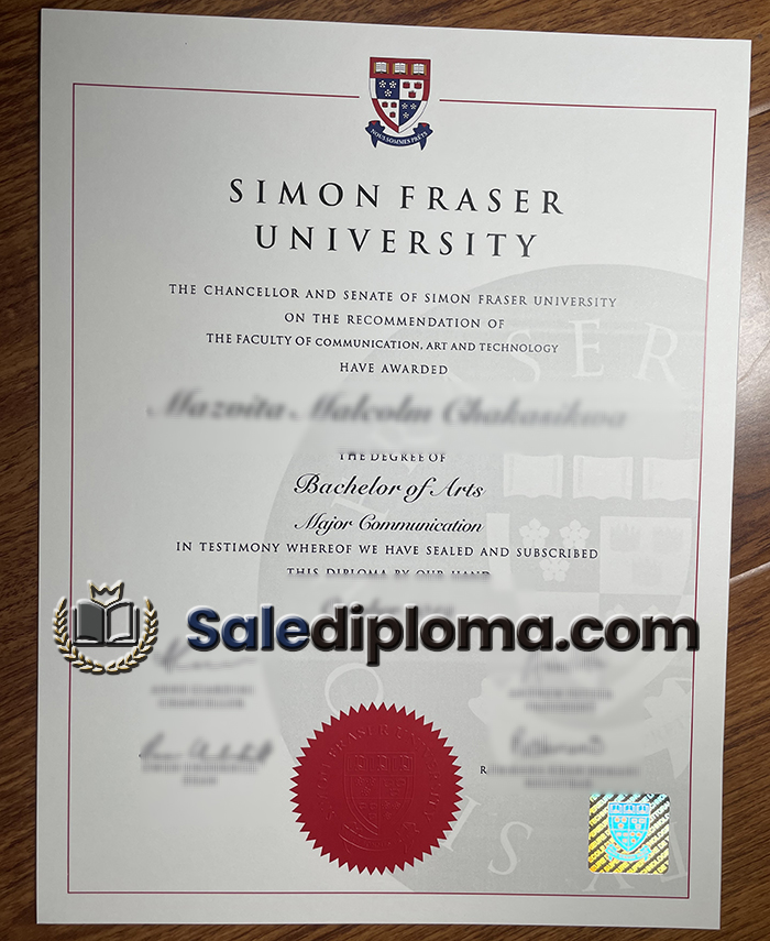 Buy Simon Fraser University Degree.