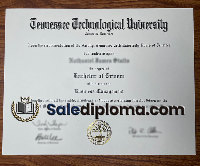 Buy Tennessee Derhnologiral University degree.