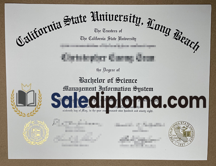 order California State University Long Beach degree