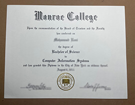 buy Monroe College degree.