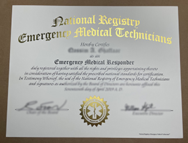 buy Emergency Medical Technicians certificate.