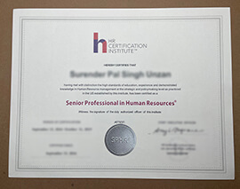 buy Hr Certification Institute certificate.