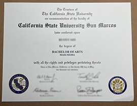 buy California State University San Marcos degree.