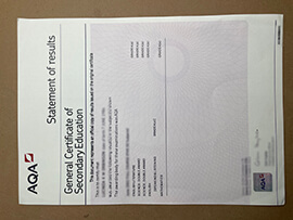 order AQA certificate