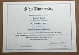 get Ajou University fake diploma