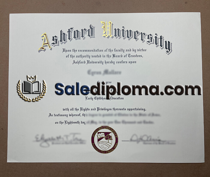 order fake Ashford University certificate