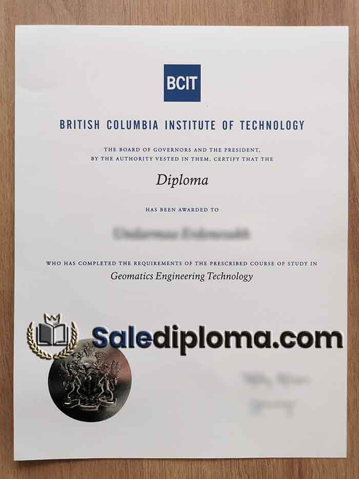 buy British Columbia Institute of Technology diploma