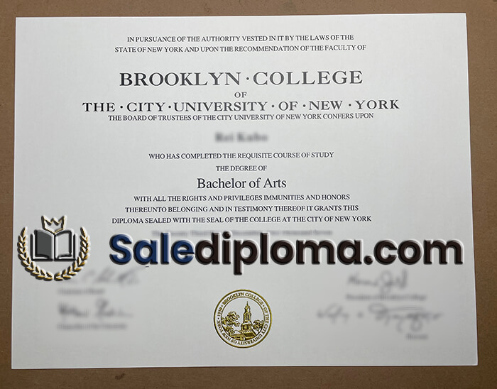 buy Brooklyn College degree