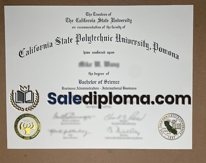 Buy California State Polytechnic University Pomona degree