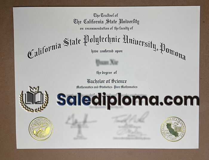 buy California State Polytechnic University Pomona degree