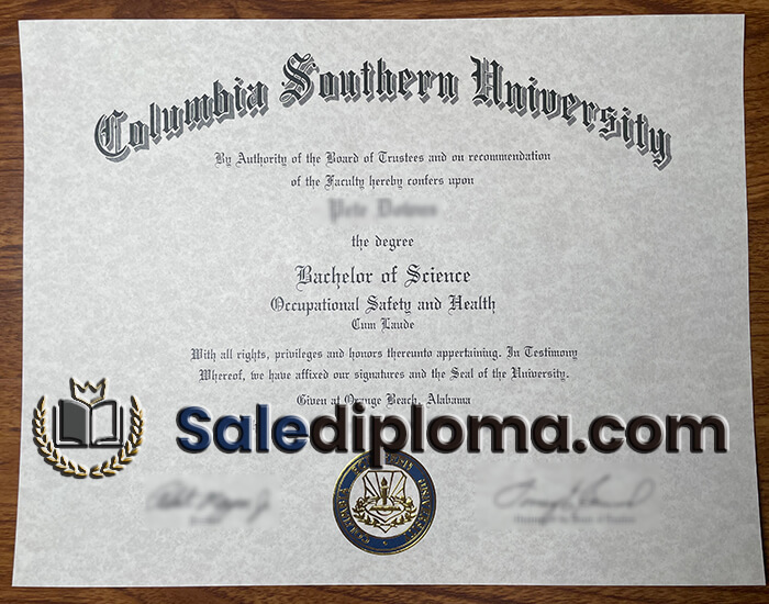 Buy Columbia Southern University degree.