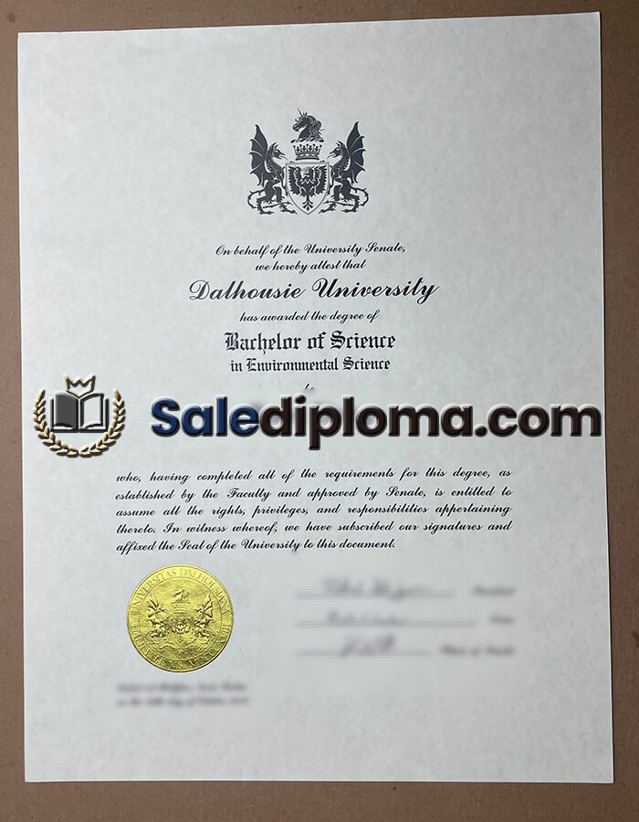 buy Dalhousie University certificate