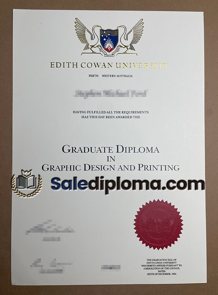 buy Edith Cowan University fake degree