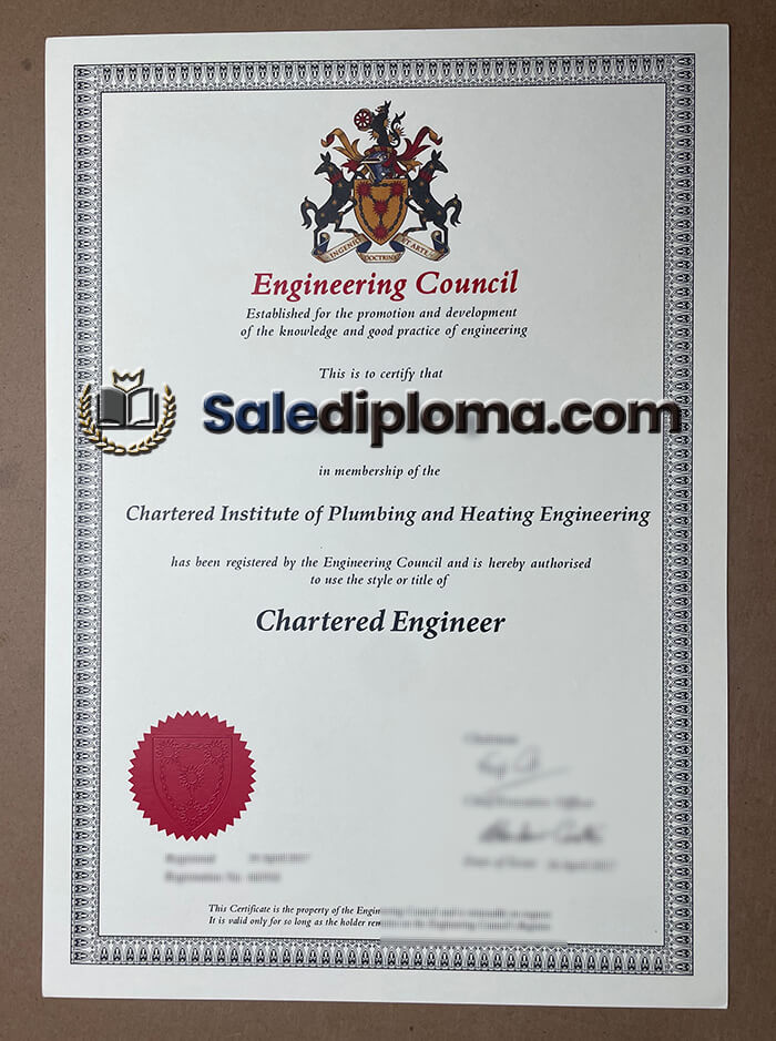 get Engineering Council certificate