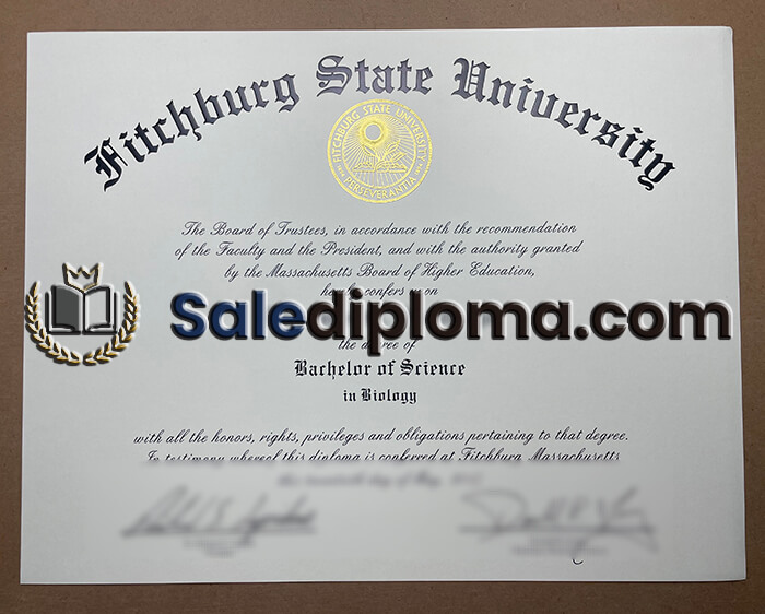 buy Fitchburg State University certificate