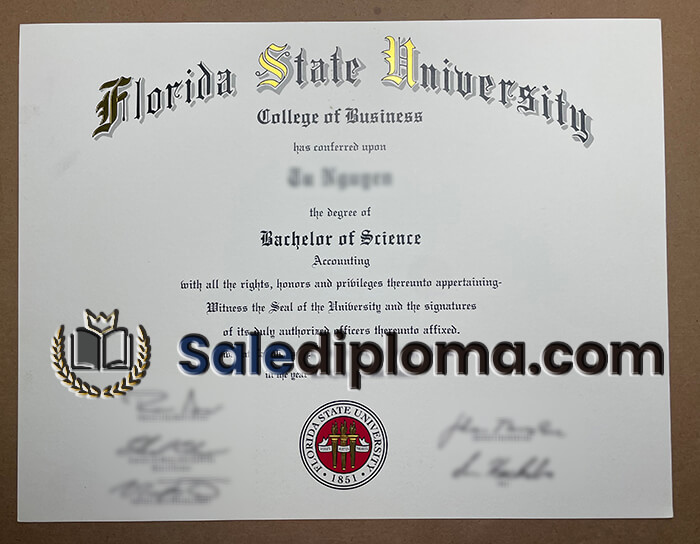 buy Florida State University degree.