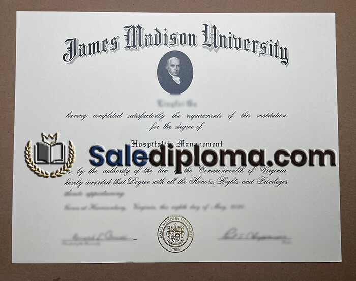 buy fake James Madison University degree