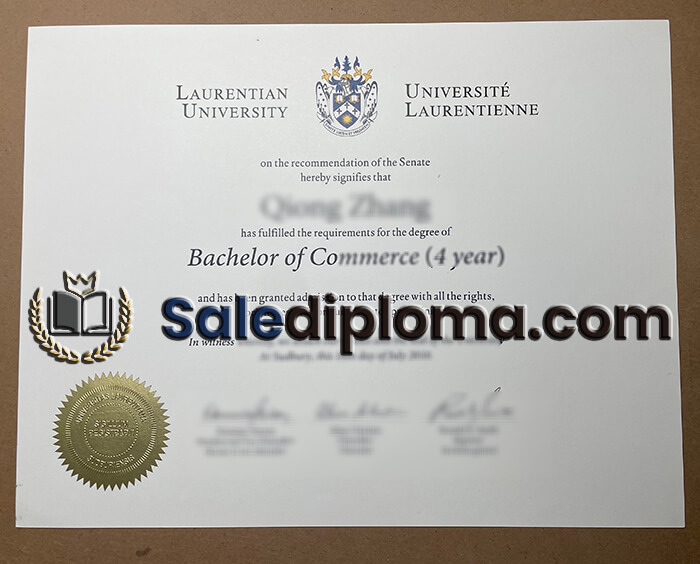 get fake Laurentian University diploma