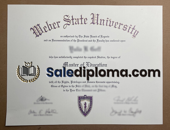 buy Weber State University degree.