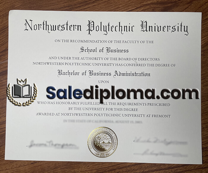 buy Northwestern Polytechnic UniVersity degree.