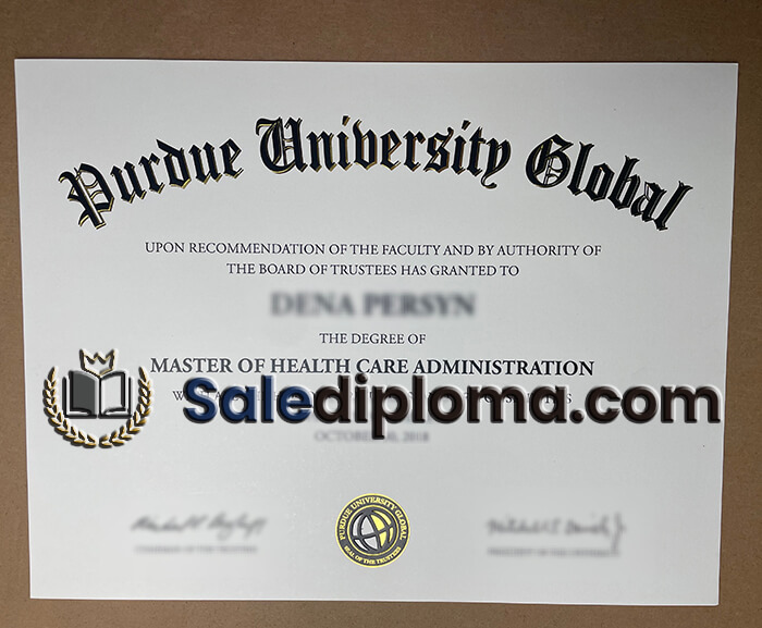 buy Purdue University Global certificate.