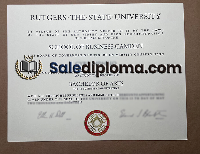 buy fake Rutgers University degree