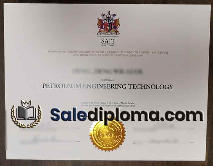 order SAIT Polytechnic certificate