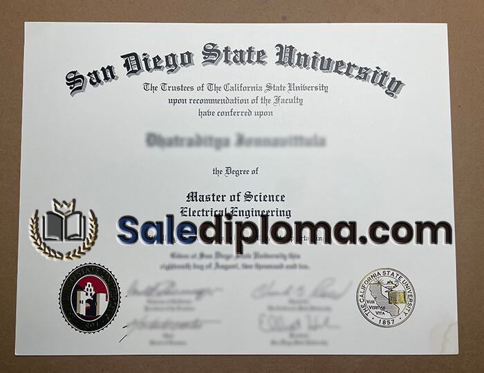 buy San Diego State University diploma