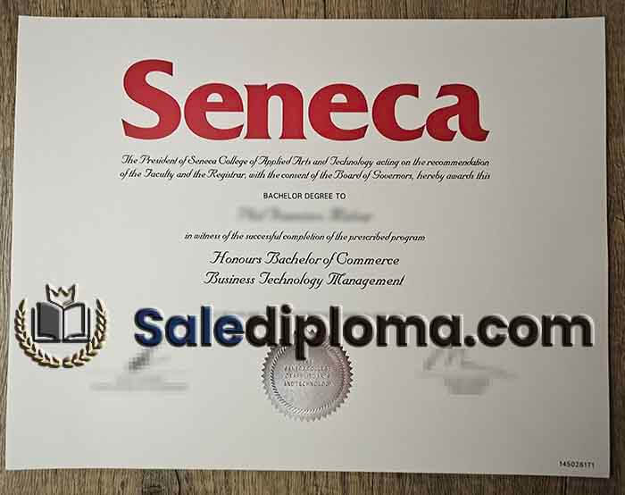 order Seneca College certificate