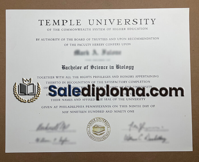 buy Temple University degree.