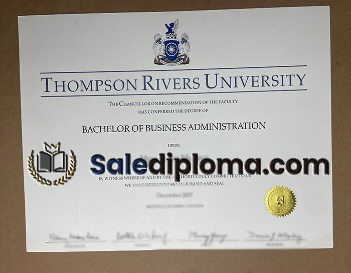 get fake Thompson Rivers University degree