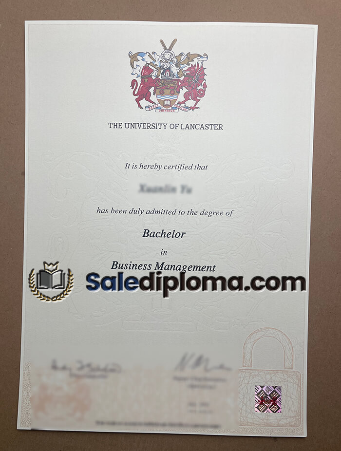 order University of Lancaster fake degree