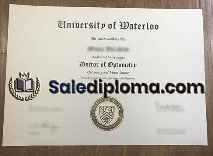 get University of Waterloo certificate