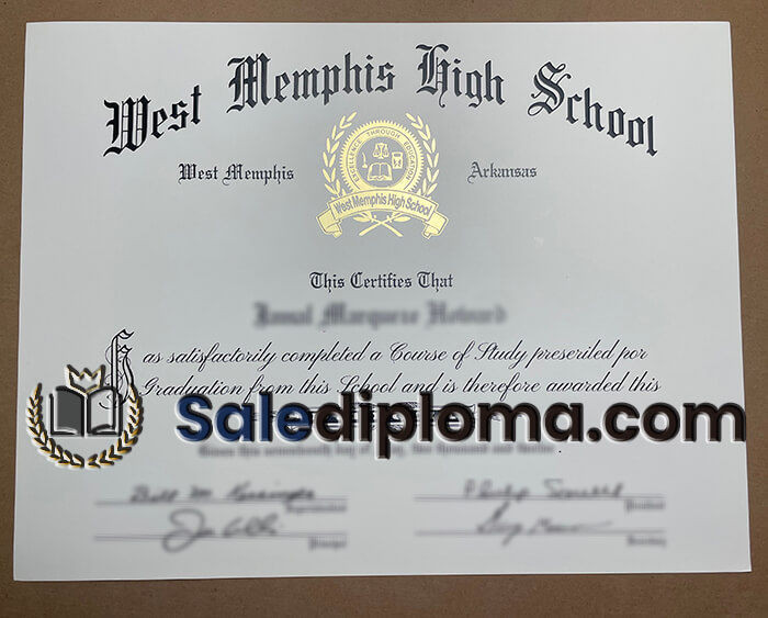 buy West Memphis High School degree.