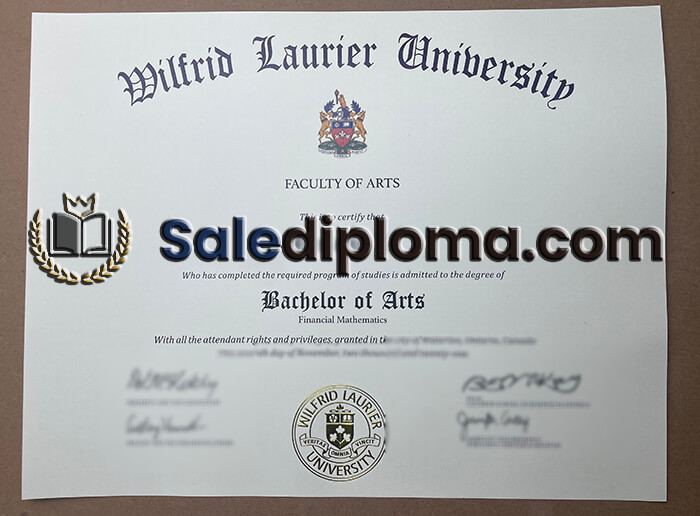 order Wilfrid Laurier University degree