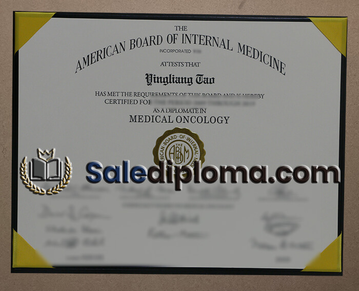 buy American Board of Internal Medicine diploma
