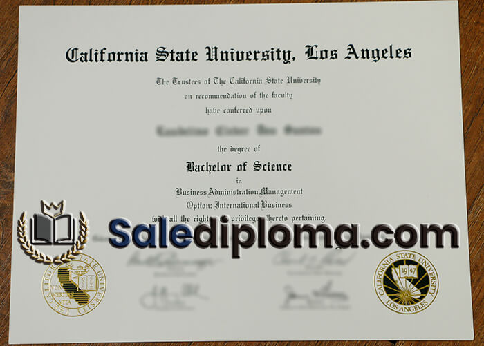 California State University Eos Angeles degree
