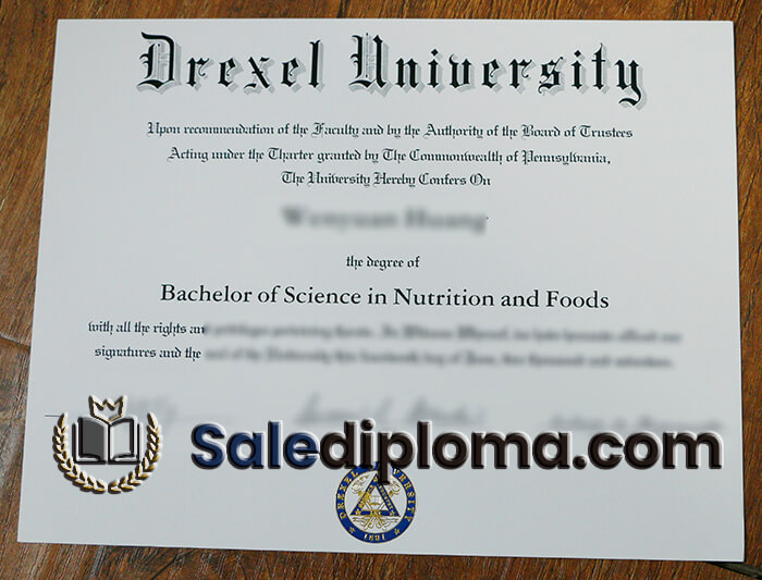 make a Drexel University diploma