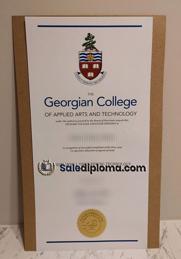 buy Georgian College certificate