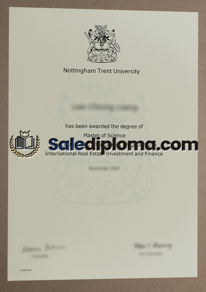 order Nottingham Trent University degree