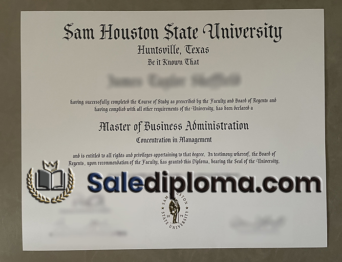 get Sam Houston State University degree