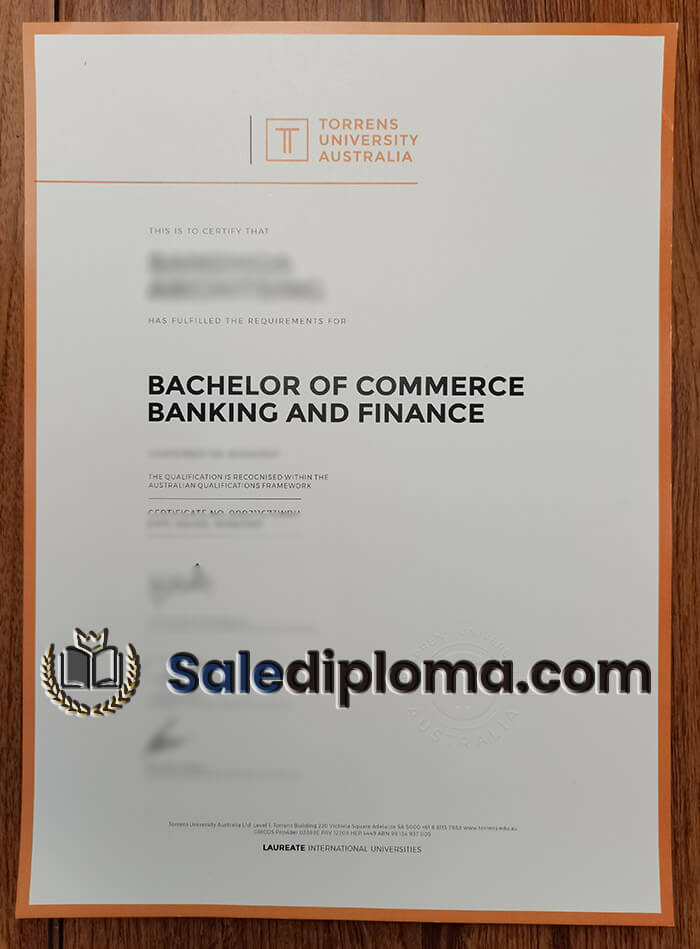 get Torrens University Australia certificate