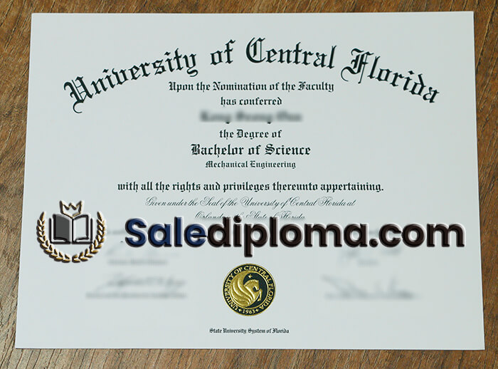buy University of Central Florida certificate