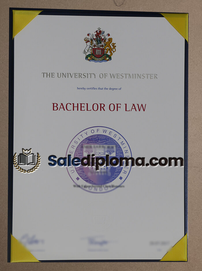 buy University of Westminster degree