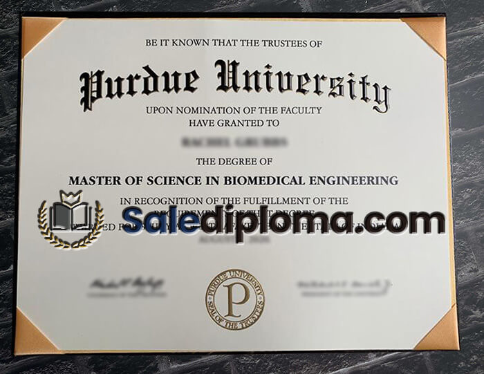 make a fake Purdue University diploma