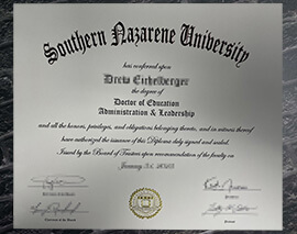 Read more about the article Can I Buy Fake Southern Nazarene University Diploma in USA?