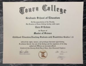 get Touro College certificate