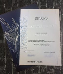 order University of Twente certificate